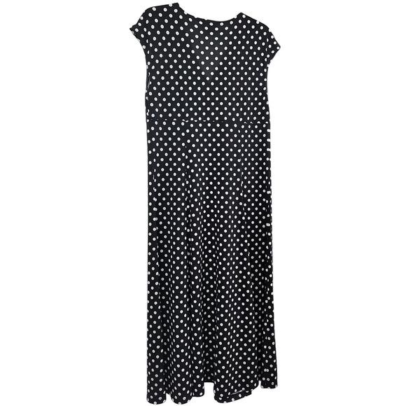 Vintage Studio 1940 Women's‎ L Polka Dot Maxi Dress Retro 50's Office Preppy Y2K - Picture 4 of 9